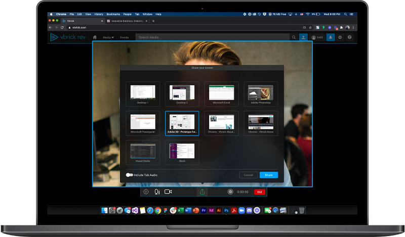 Vbrick Native WebRTC Experience