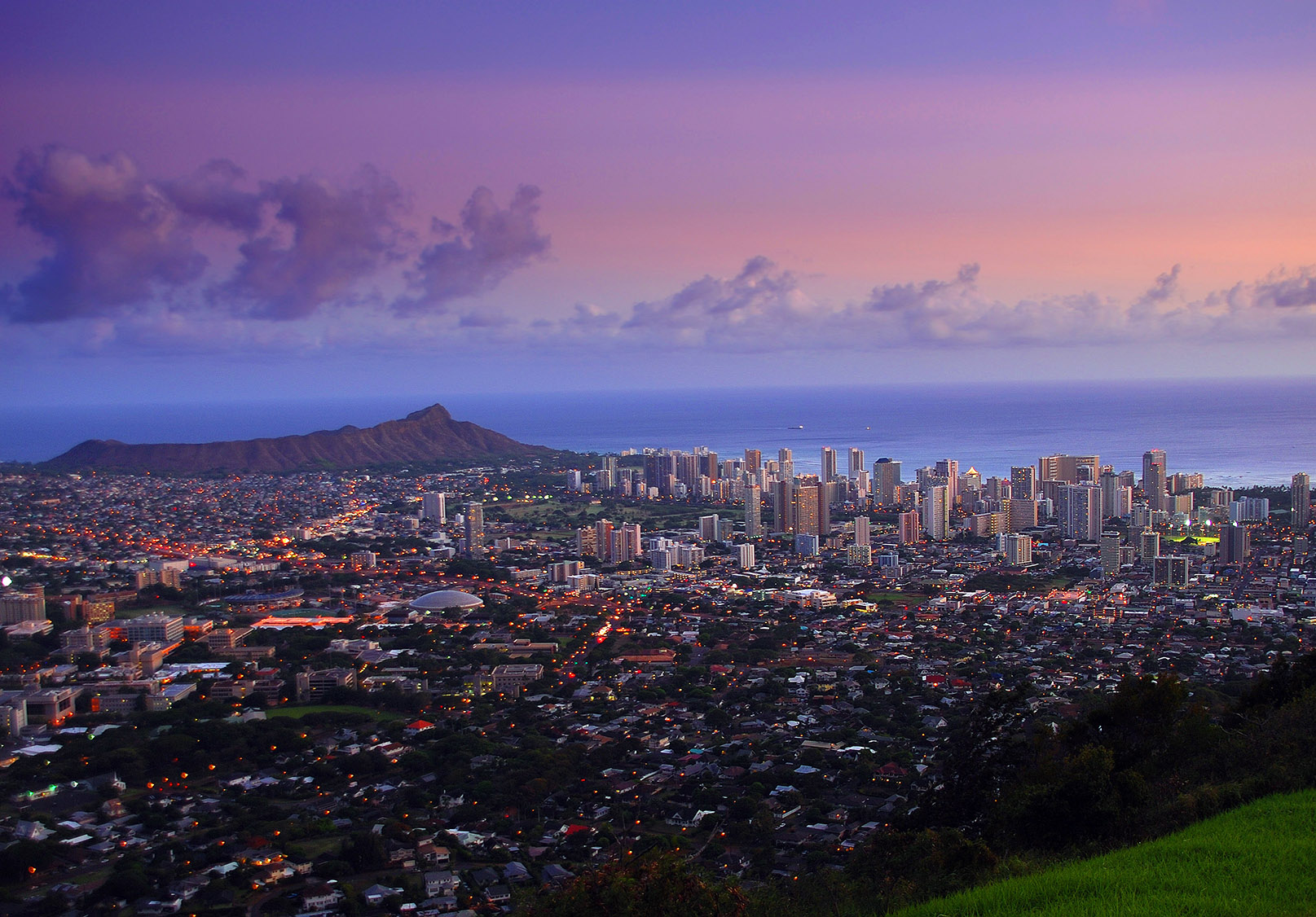 Honolulu & Diamond Head, Hawaii